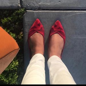 Rothy’s red camo points (discontinued)